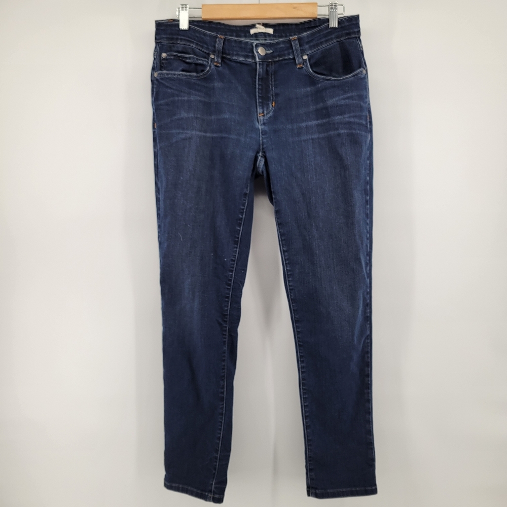 Eileen Fisher dark wash skinny jeans 10P